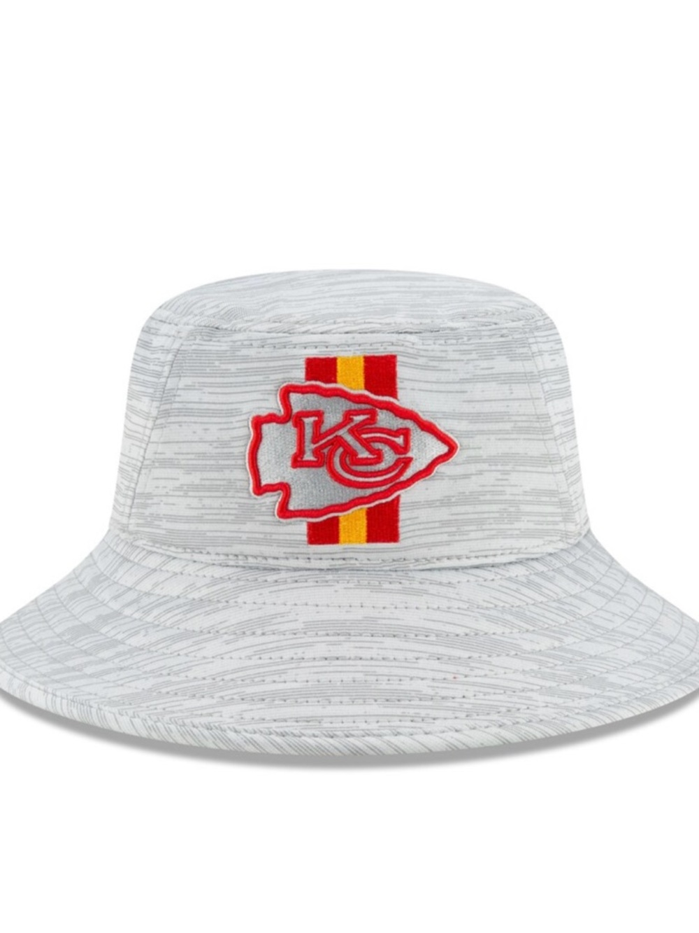 Kansas City Chiefs New Era Gray Bucket Hat 2021 NFL Training Camp